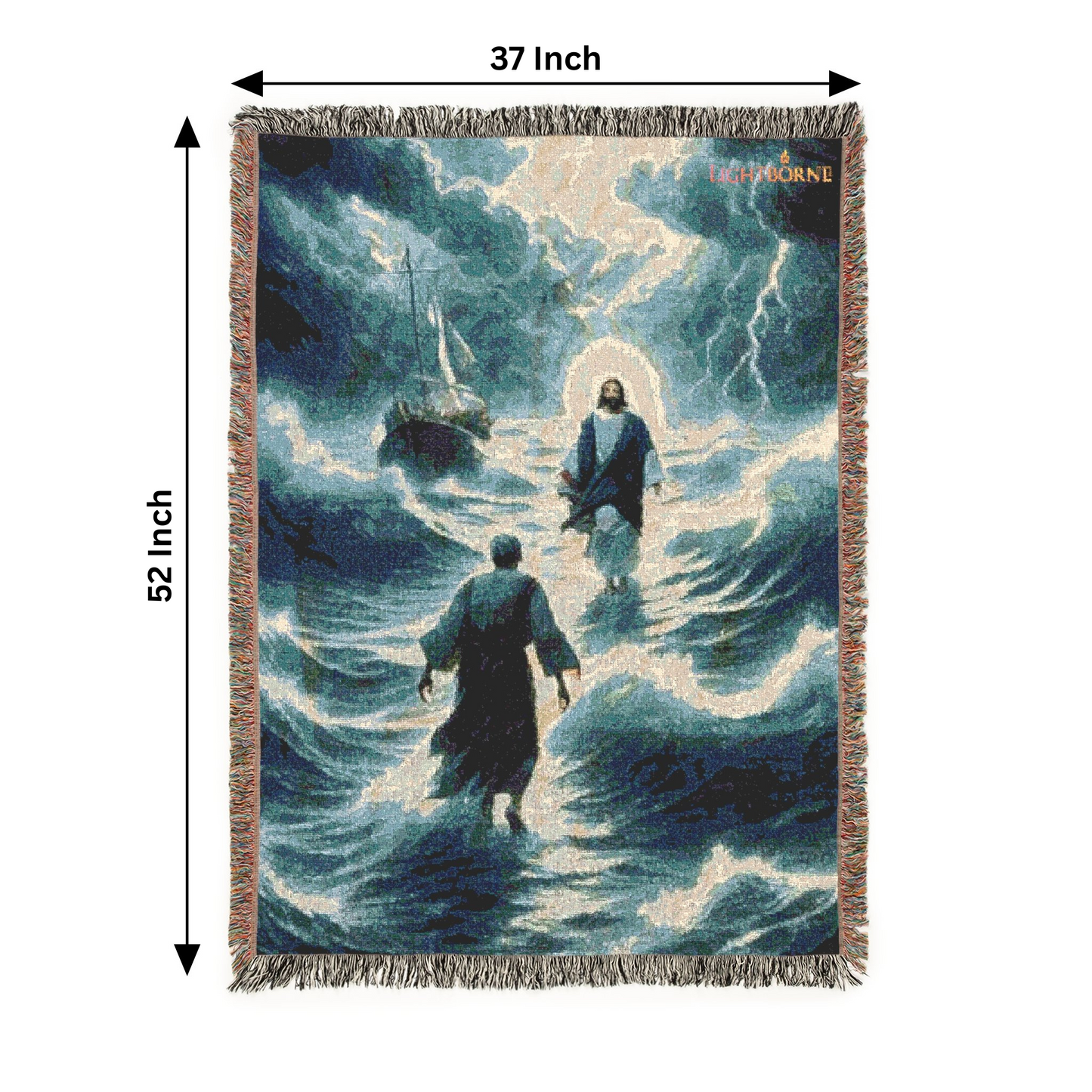 King Of Storms Woven Tapestry Blanket