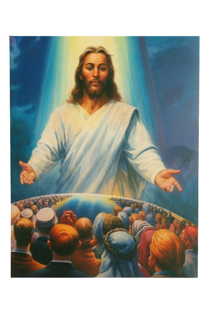 The King Returns - 3D Jesus Poster