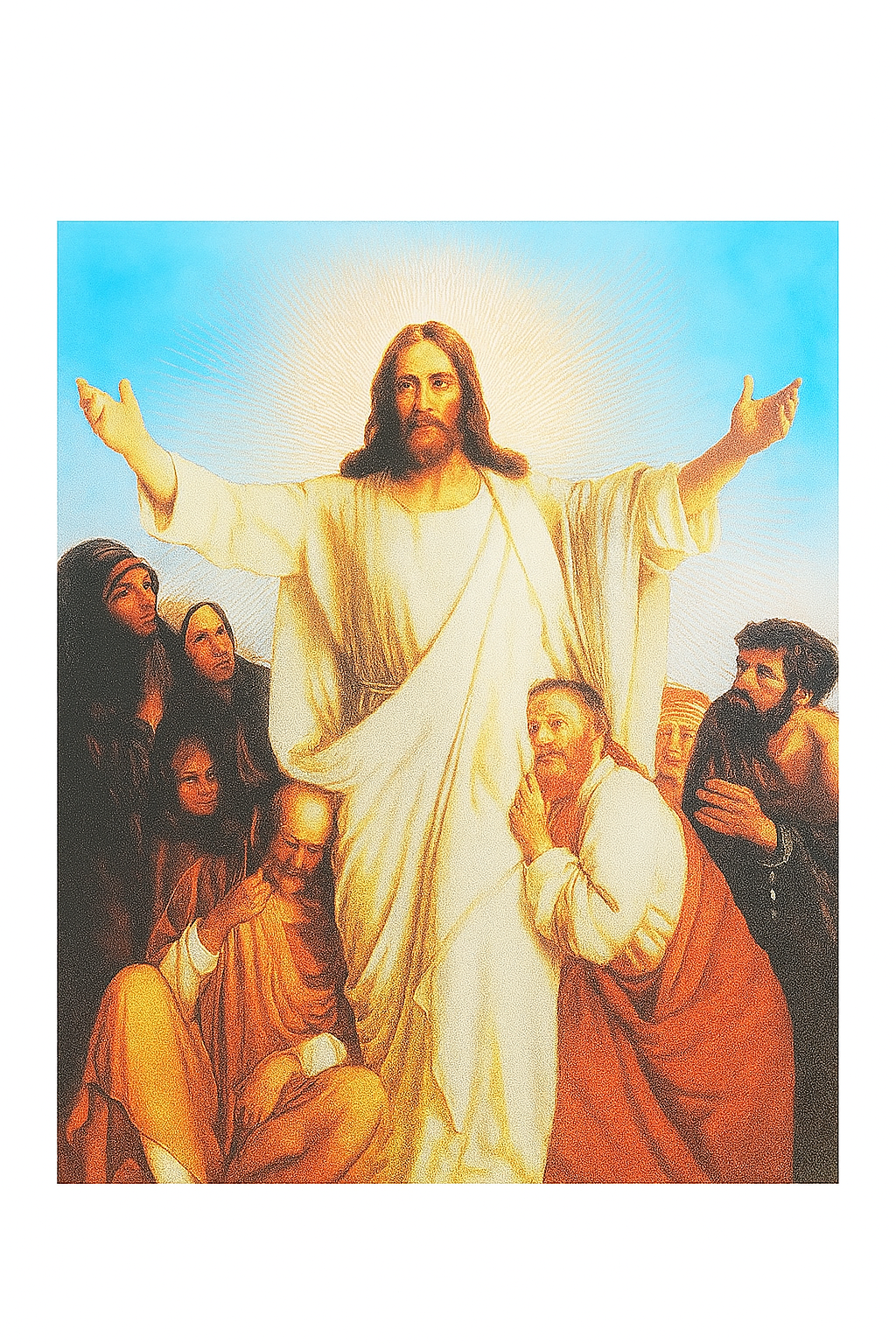 The King Returns - 3D Jesus Poster
