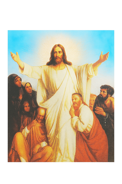 The King Returns - 3D Jesus Poster