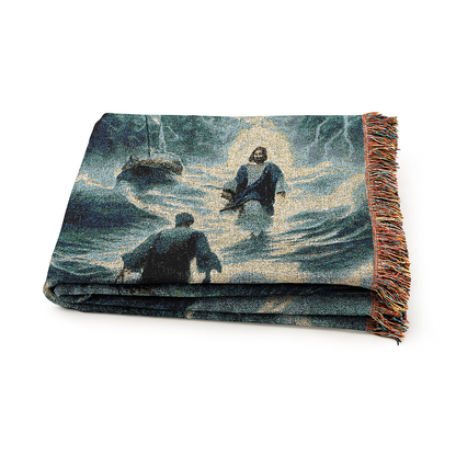 King Of Storms Woven Tapestry Blanket