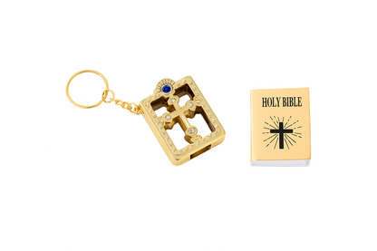 Pocket Christian Bible Keychain