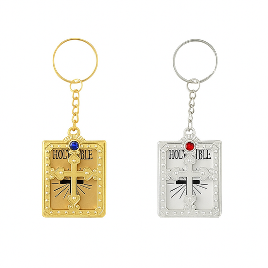 Pocket Christian Bible Keychain