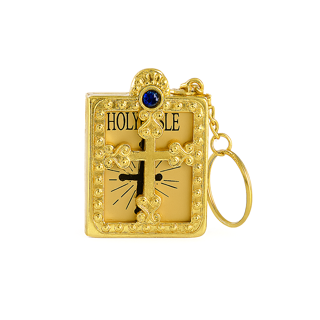 Pocket Christian Bible Keychain