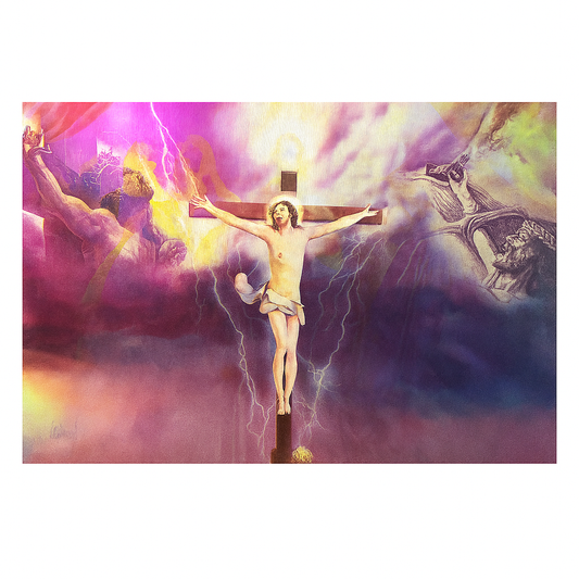 The Ultimate Sacrifice - 3D Crucifixion Poster