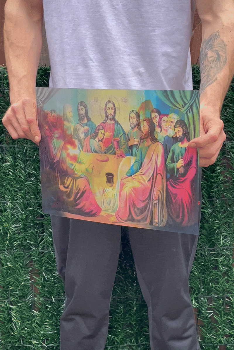 The Ultimate Sacrifice - 3D Crucifixion Poster