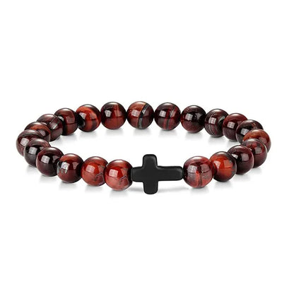 Prayer Beads Cross Bracelets