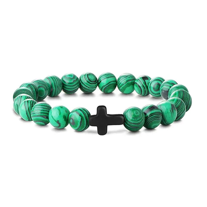 Prayer Beads Cross Bracelets