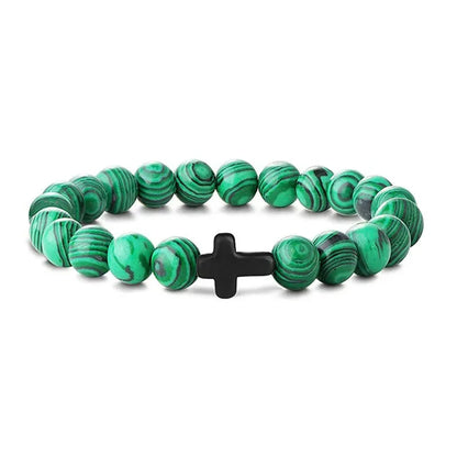 Prayer Beads Cross Bracelets