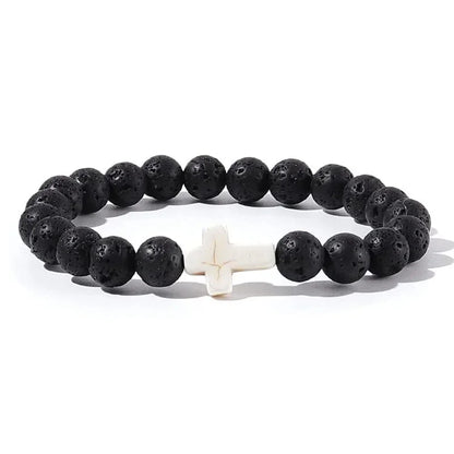 Prayer Beads Cross Bracelets