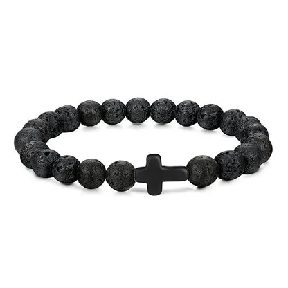 Prayer Beads Cross Bracelets