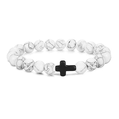 Prayer Beads Cross Bracelets