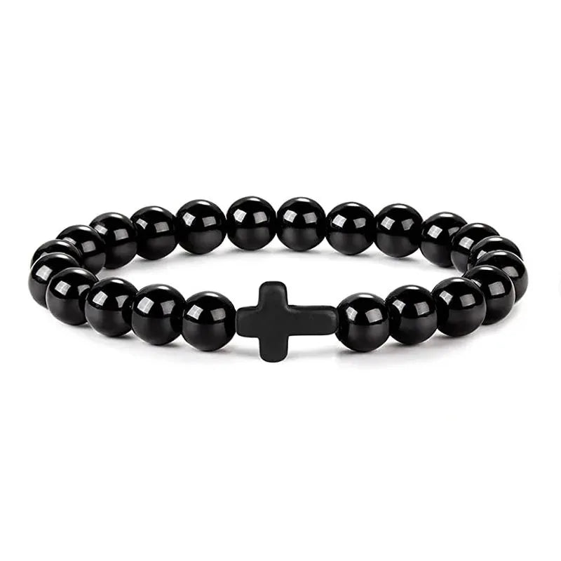 Prayer Beads Cross Bracelets