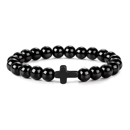 Prayer Beads Cross Bracelets