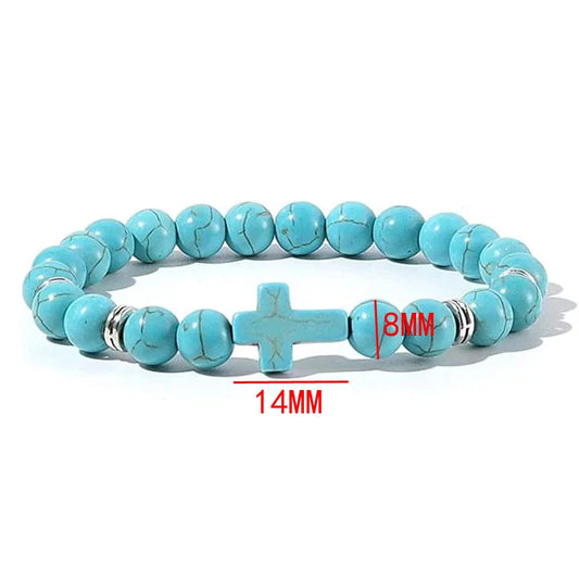 Prayer Beads Cross Bracelets